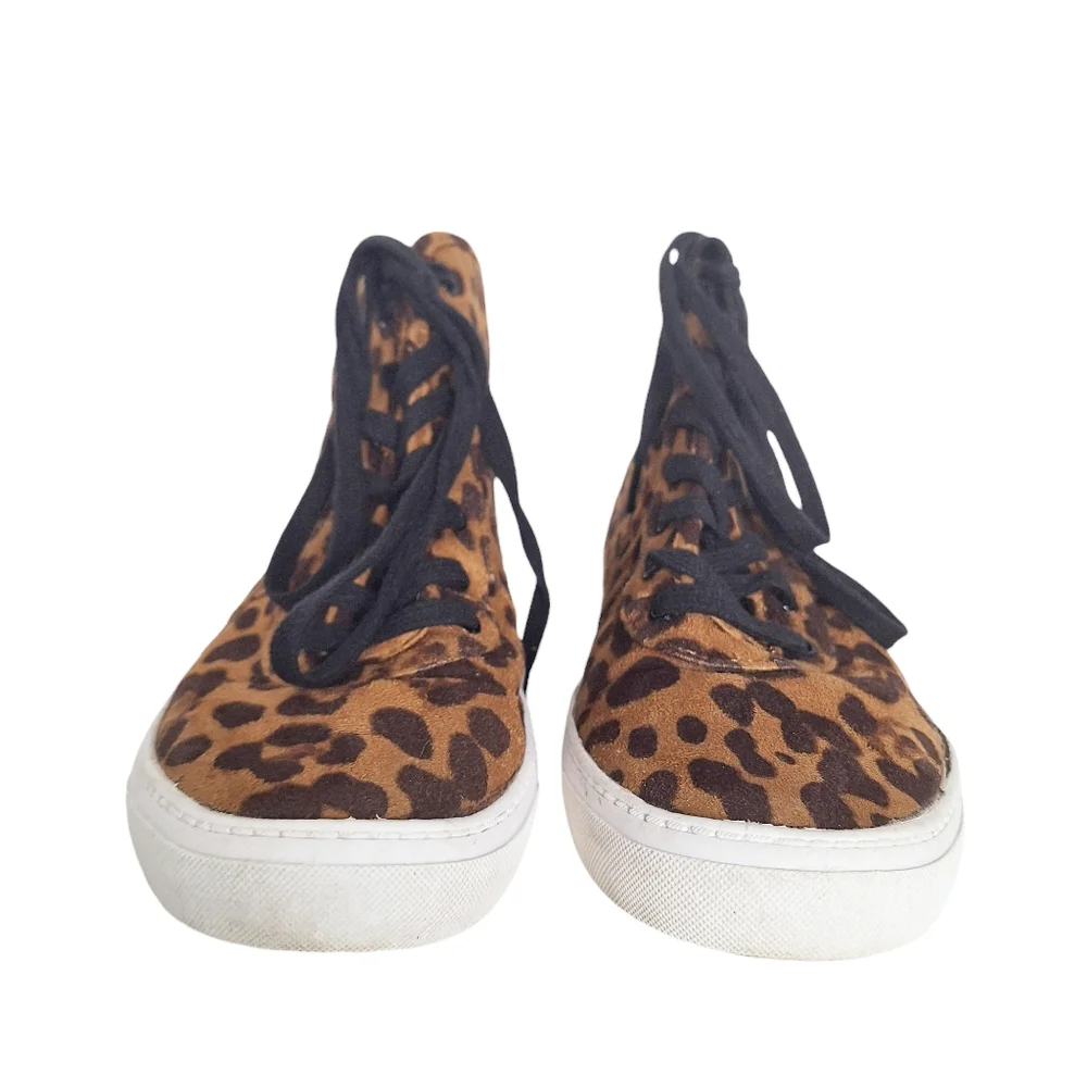 DV Dolce Vita SZ 8.5 Serene Leopard Print High-Top Sneakers‎